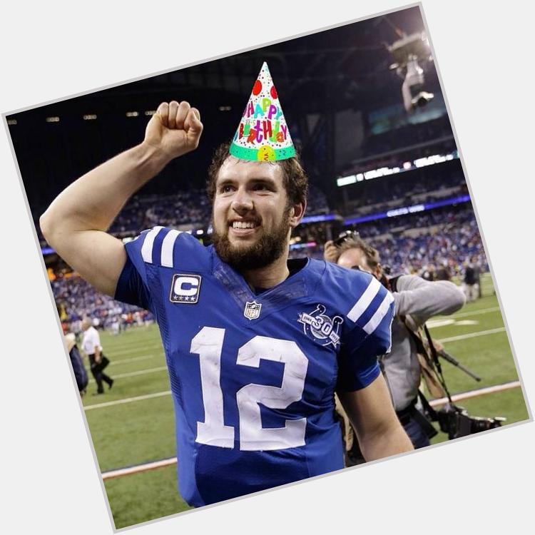 Double-tap to wish Andrew Luck a happy birthday! by nfl 