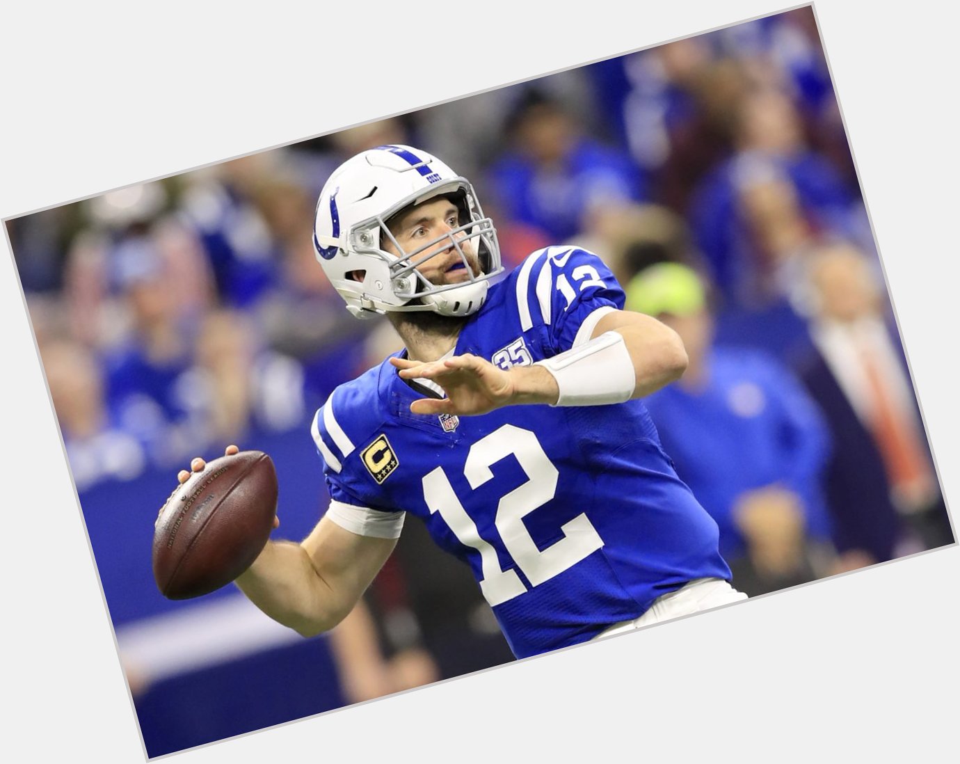 Former Andrew Luck Happy Birthday!
Record 53-33
Comp 60.8 %
Yards 23,671
171 TD 83 INT
4X Pro Bowl 