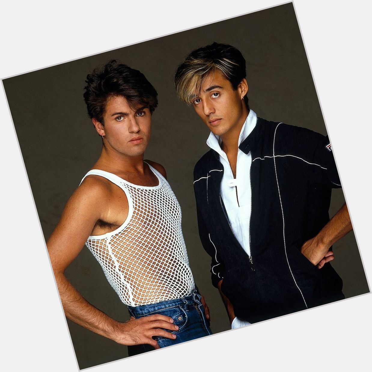 A very happy 60th birthday to Andrew Ridgeley. Wham! by Brian Aris, 1983. 