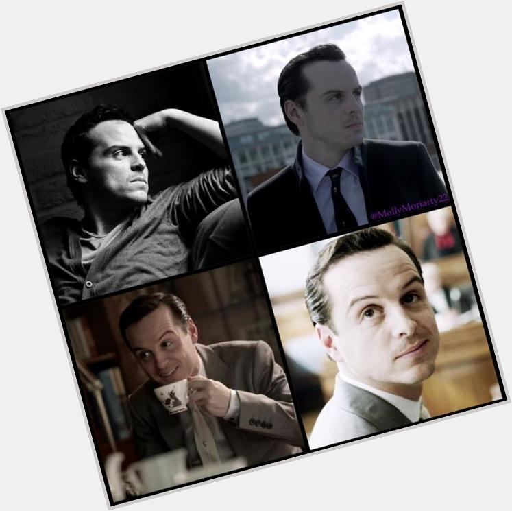 HAPPY BIRTHDAY TO  ANDREW SCOTT  TODAY!! And Happy Birthday to my all-time favorite villain, Jim Moriarty!!  