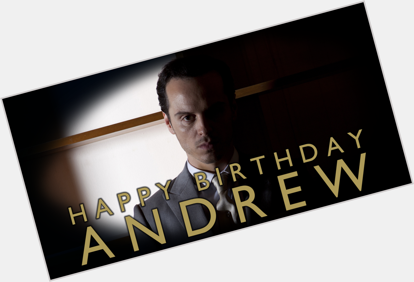 Happy Birthday to Andrew Scott! 