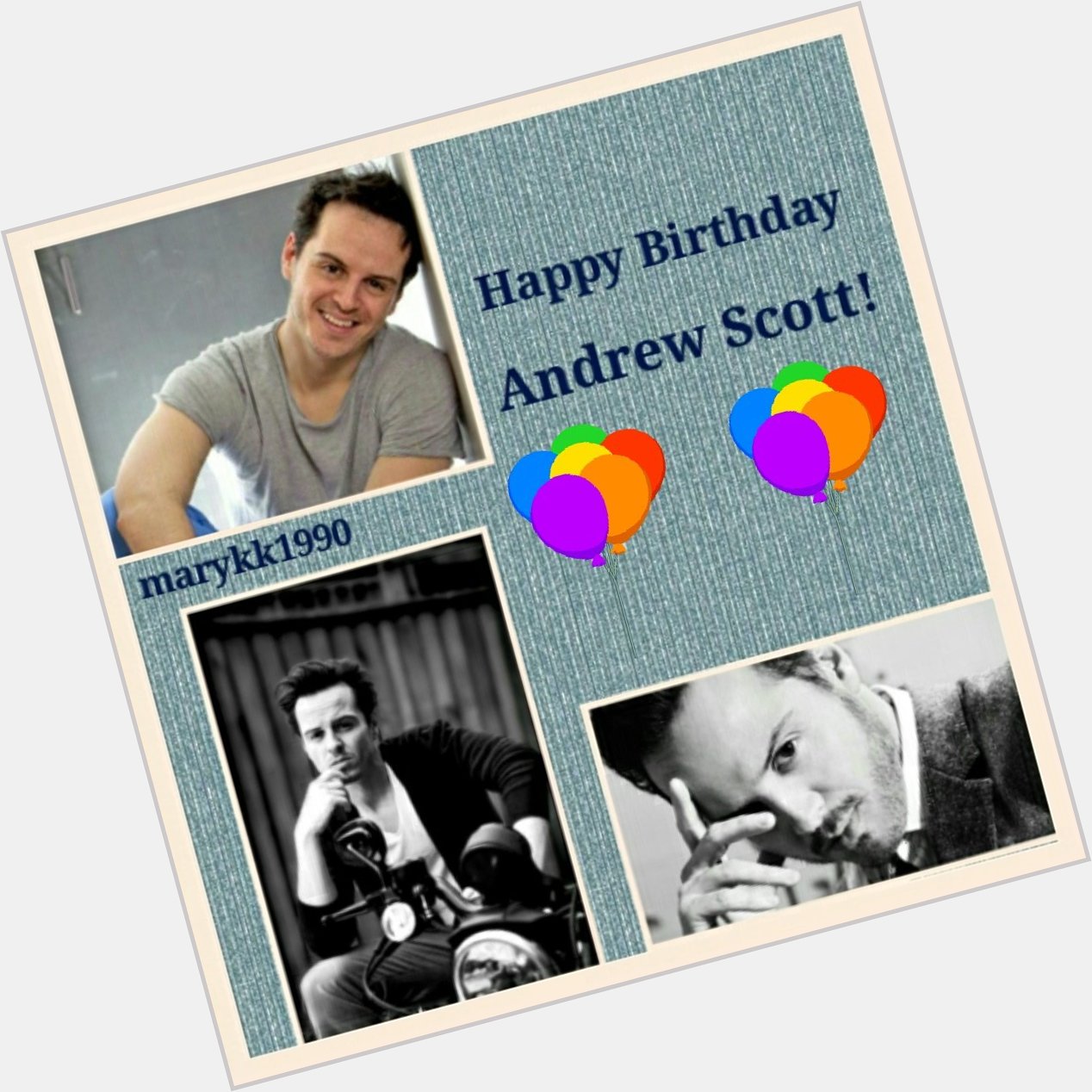 Happy Birthday to the wonderful Andrew Scott!!!    