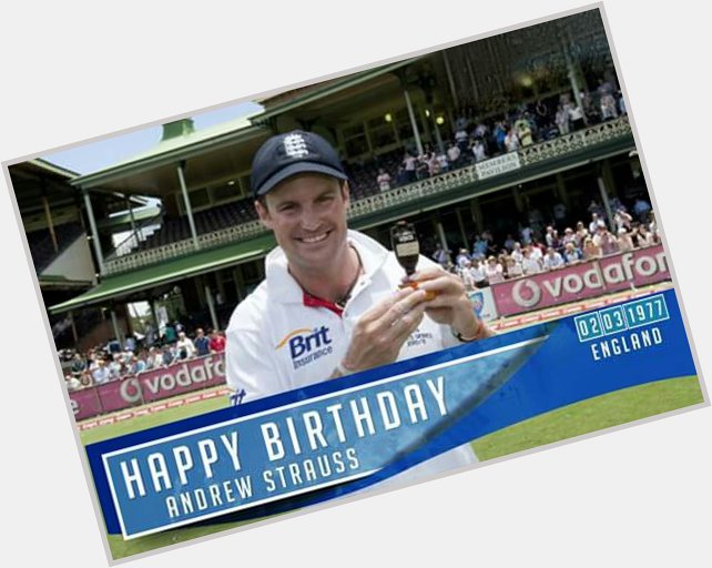 7037 Test runs, 4205 ODI runs & 73 T20I runs. Happy Birthday to former England captain Andrew Strauss! 