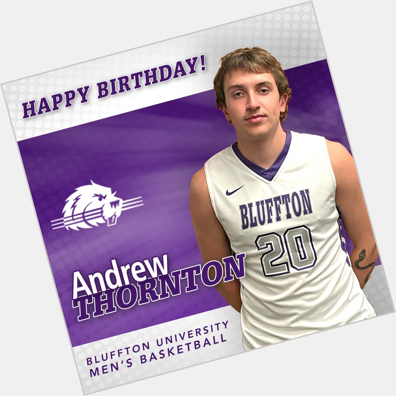 Wishing a Happy Birthday to Andrew Thornton!     