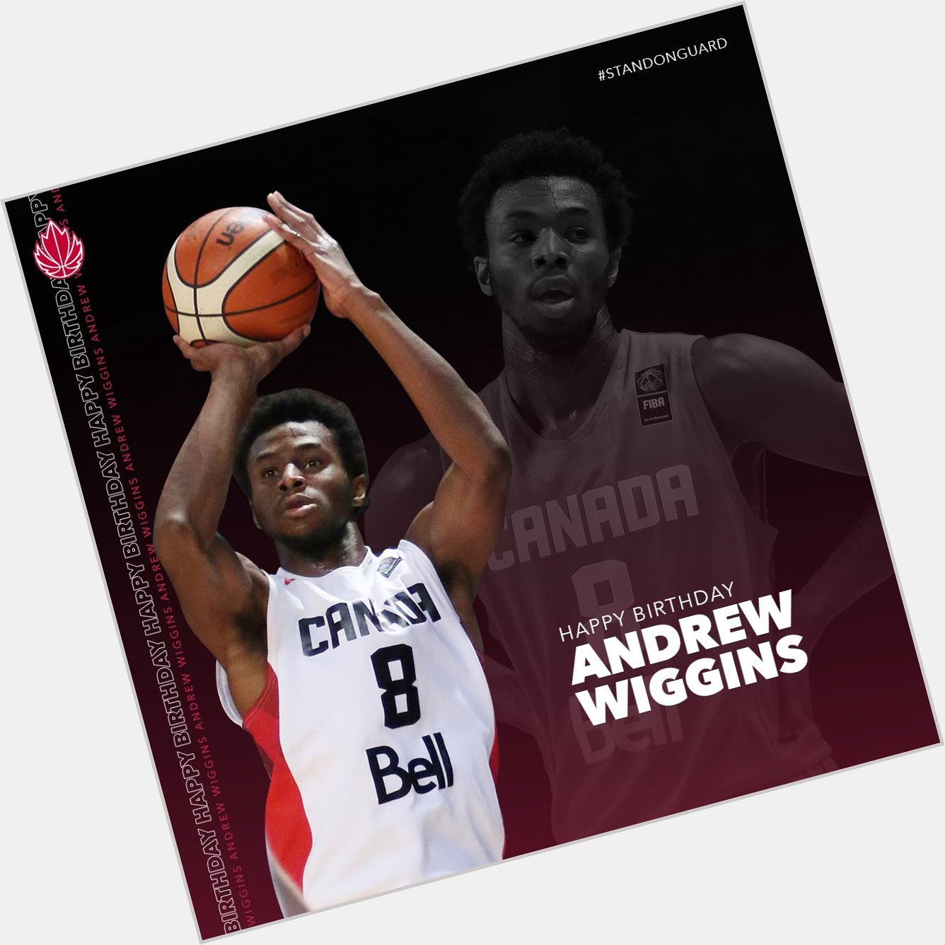 Happy 25th Birthday to Andrew Wiggins       