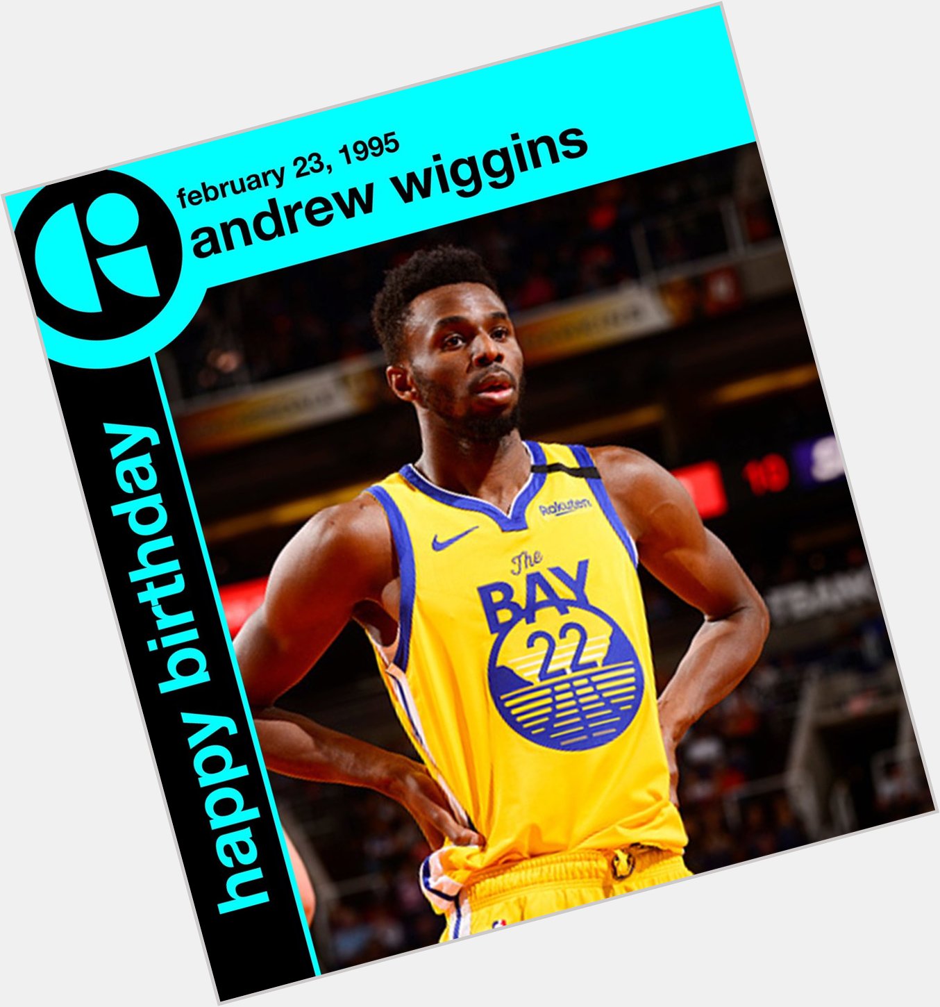 Happy birthday to Golden State Warriors Andrew Wiggins!   