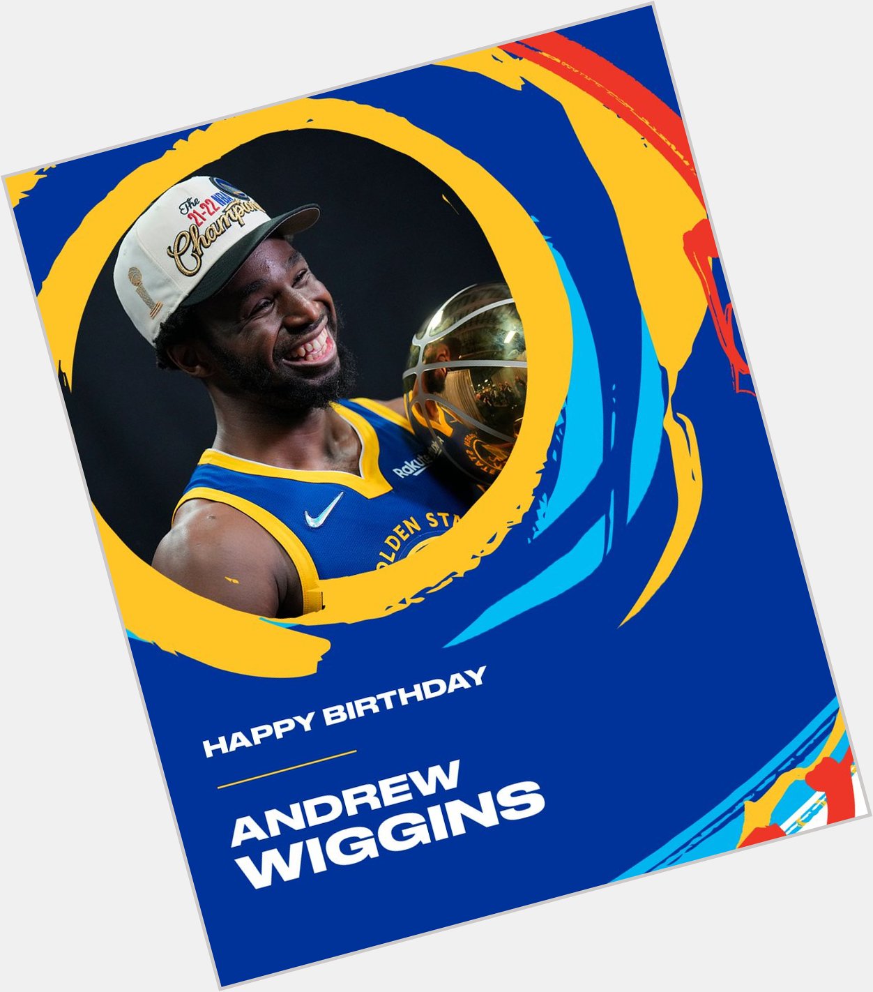   Golden State Warriors ·
23 févr.
Happy Birthday, Andrew Wiggins! 