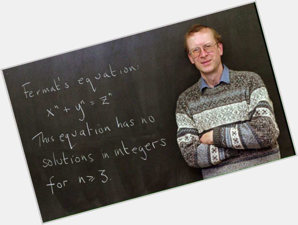 Happy Birthday to Sir Andrew Wiles, mathematician credited with proving Fermat\s Last Theorem. 