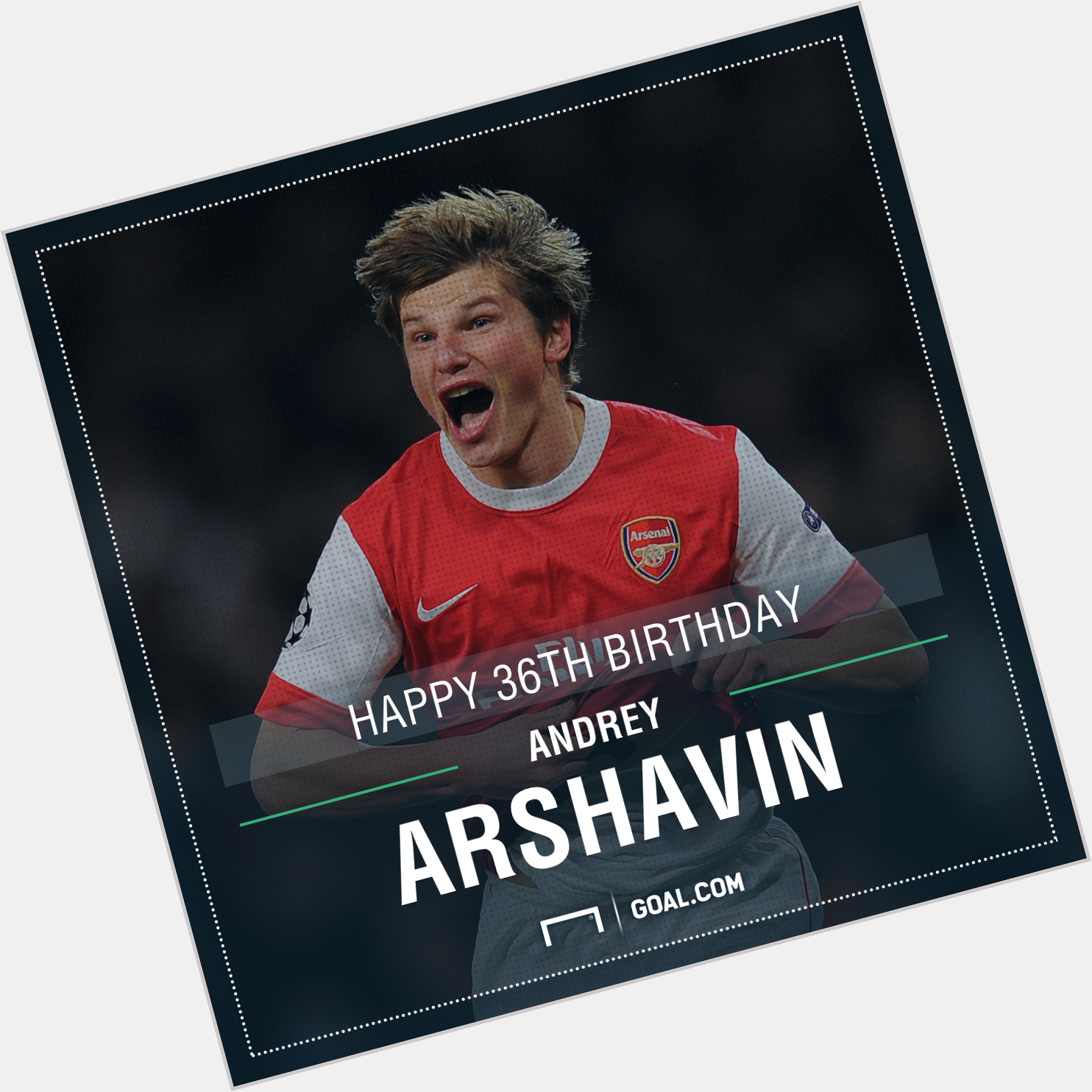 Remessageed Goal UK ( Happy birthday Andrey Arshavin!   