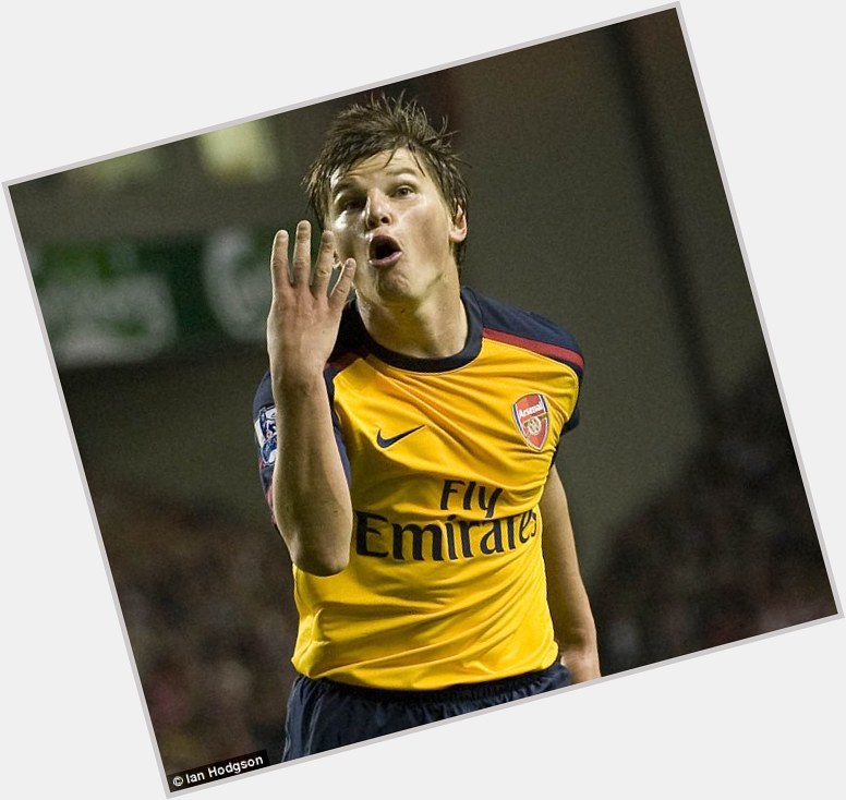 Andrey Arshavin on yellow kit? Then something is going down at Anfield. Happy Birthday 