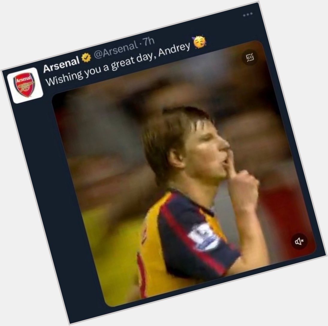 Happy Birthday to Russian legend and Top winger Andrey Arshavin. 