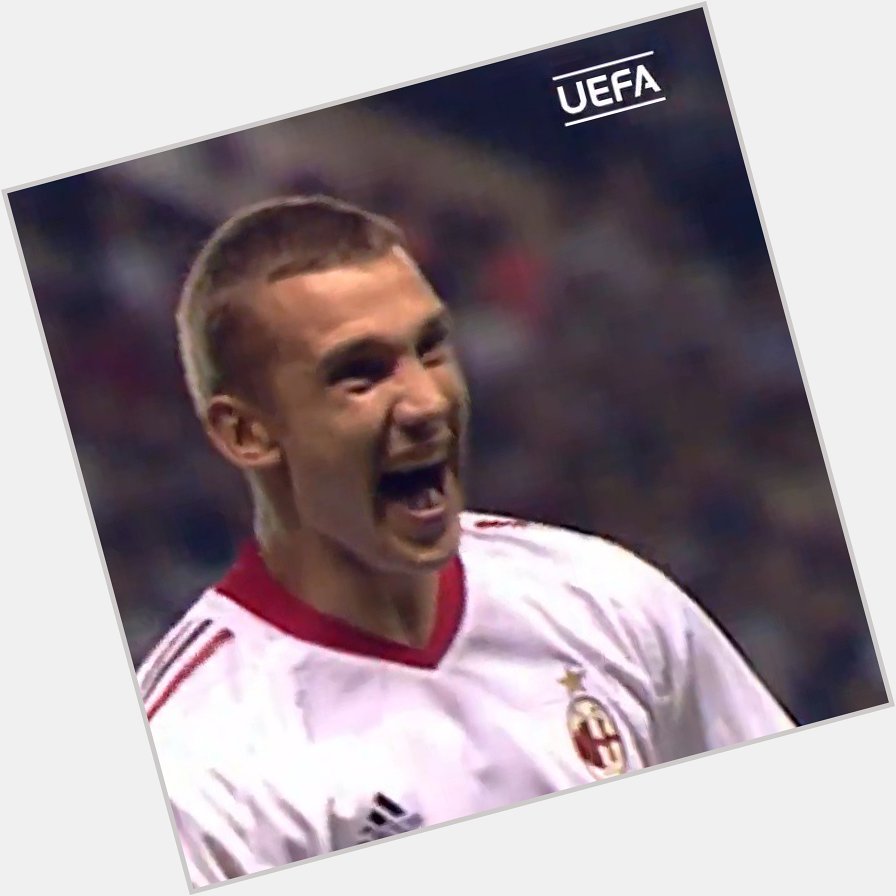  2003 winner  175 goals

Happy birthday, icon & AC Milan legend Andriy Shevchenko!     
