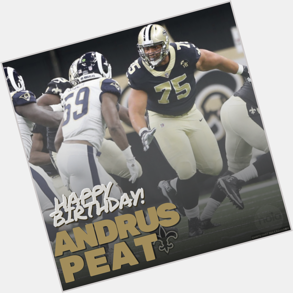 Wish a BIG happy 26th birthday to Andrus Peat today!     