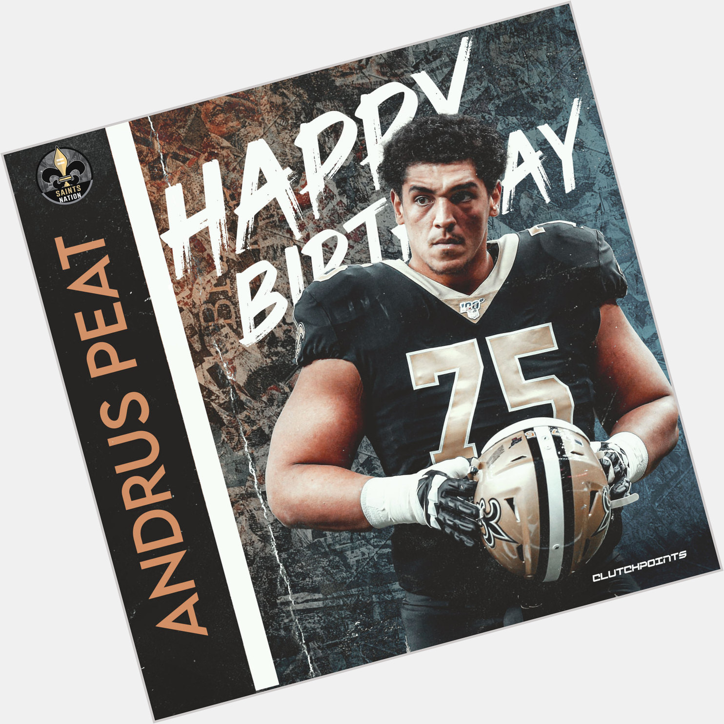 Join Saints Nation in greeting 3x Pro Bowler, Andrus Peat, a happy 28th birthday! 