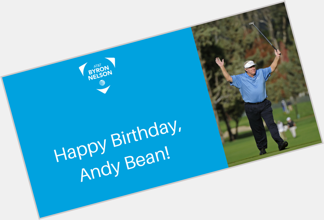 Happy birthday to our 1986 champion, Andy Bean. 