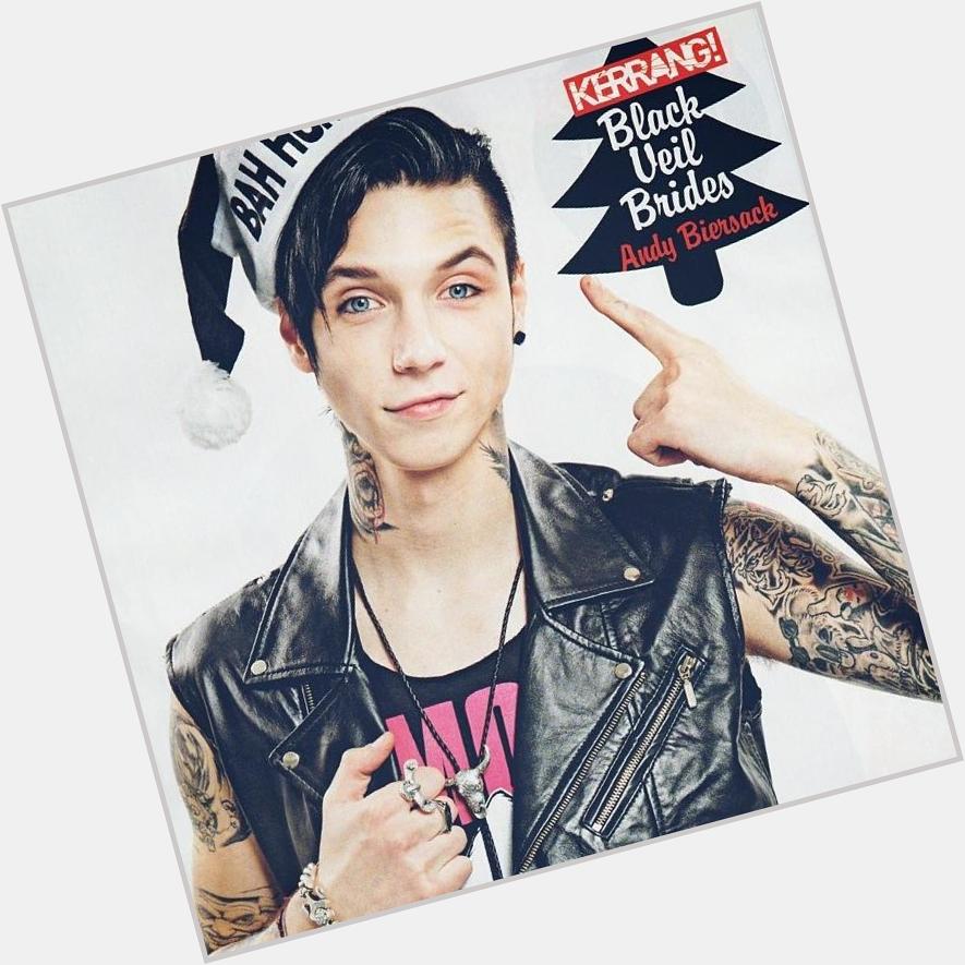 Today is the birthday of my favorite singer Andy Biersack. Happy Birthday! Good luck in the group and in life.    