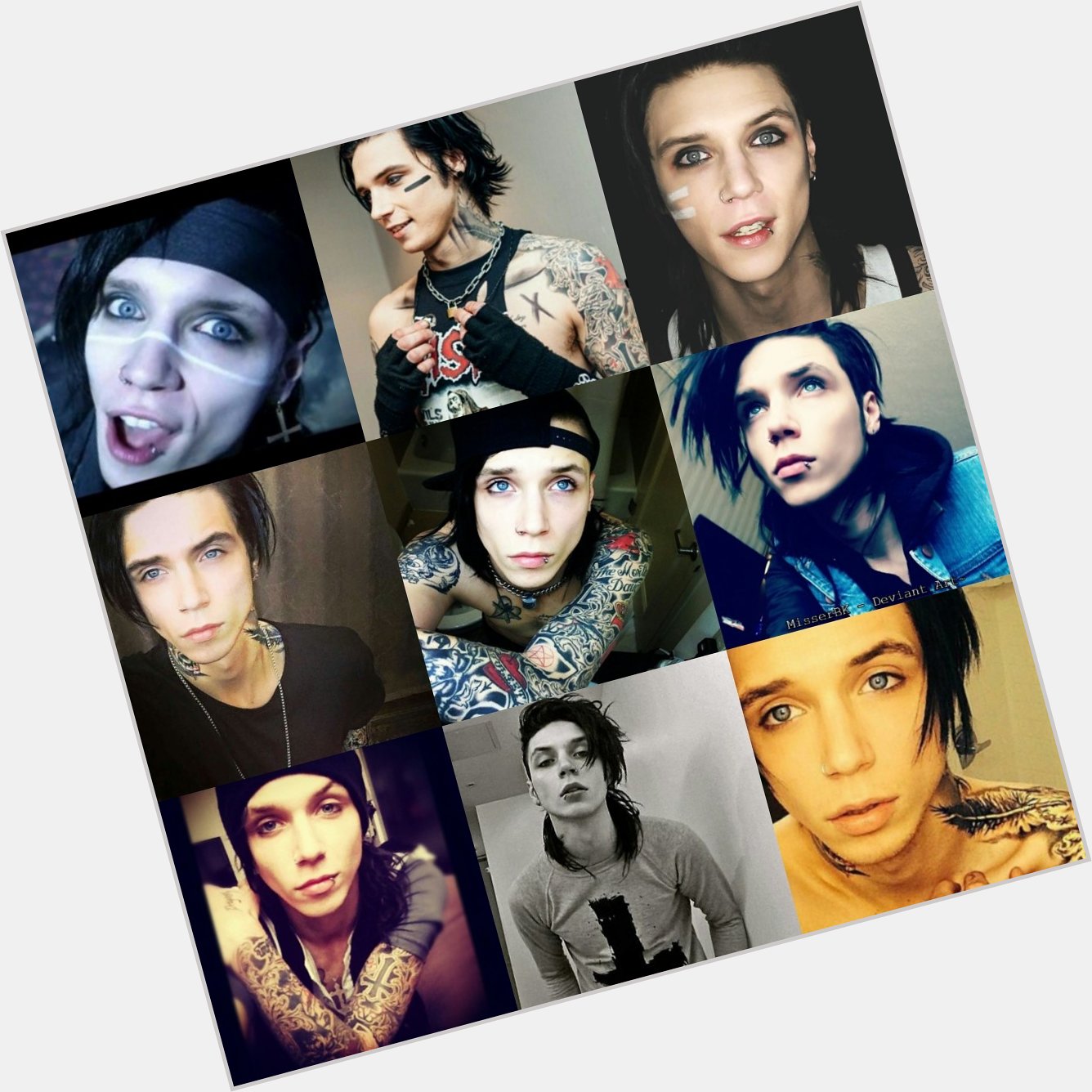 Happy Birthday to this amazing guy! Hope he has a good day!!! Happy Birthday Andy Biersack 