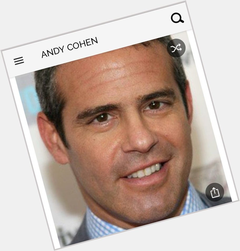 Happy birthday to this great actor.  Happy birthday to Andy Cohen who was the first gay night time talk show host 