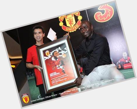 Happy birthday Manchester United  He Gets the ball and scores a goal, Andy.. Andy.. Andy Cole! 