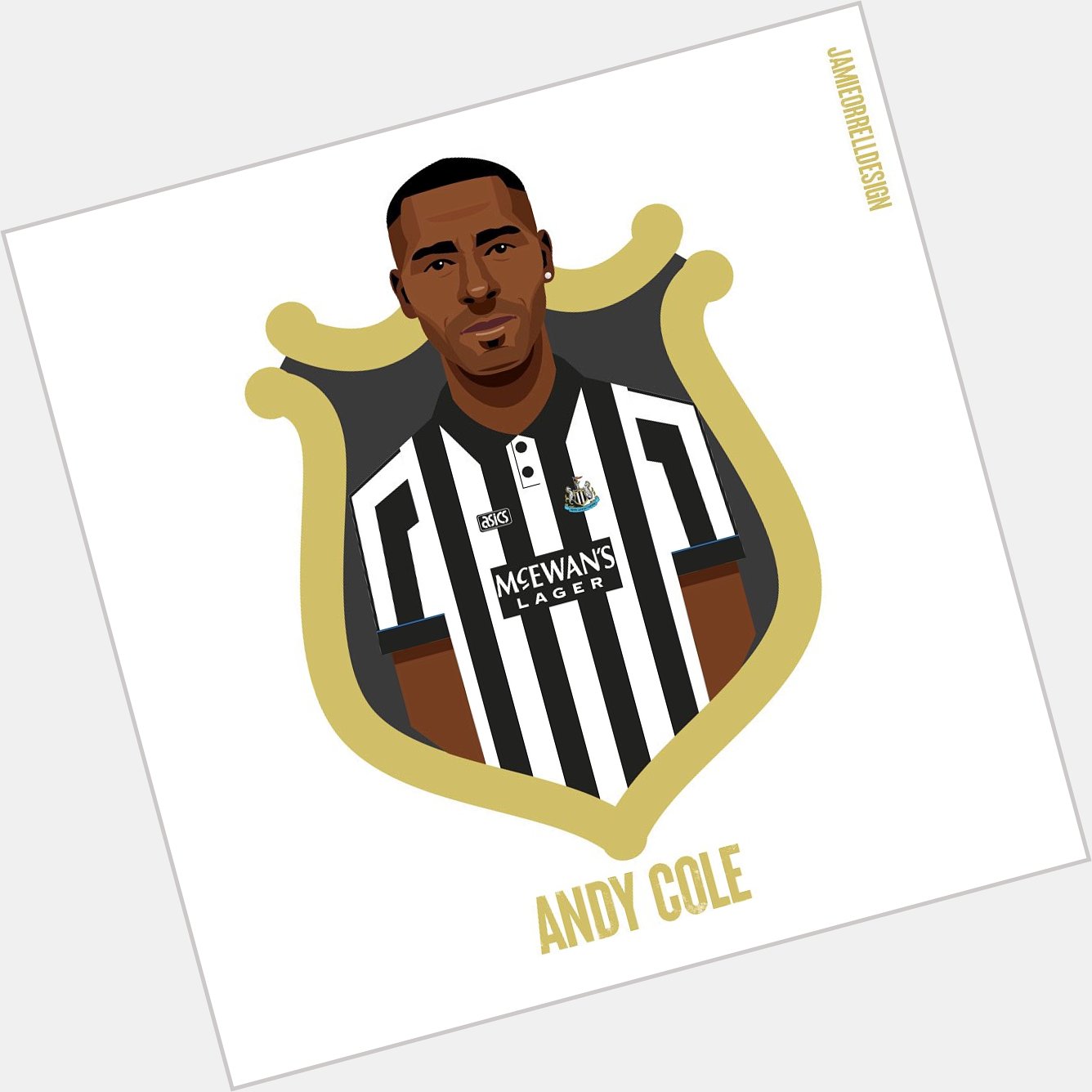 He gets the ball, he scores a goal, Andy Andy Cole! Happy Birthday   