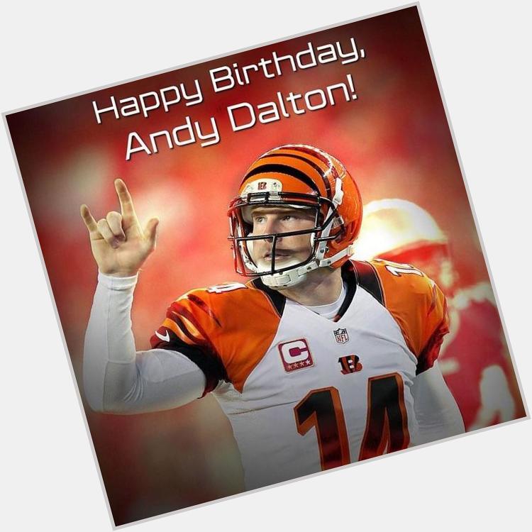 Double-tap to wish Andy Dalton a Happy Birthday! by nfl  