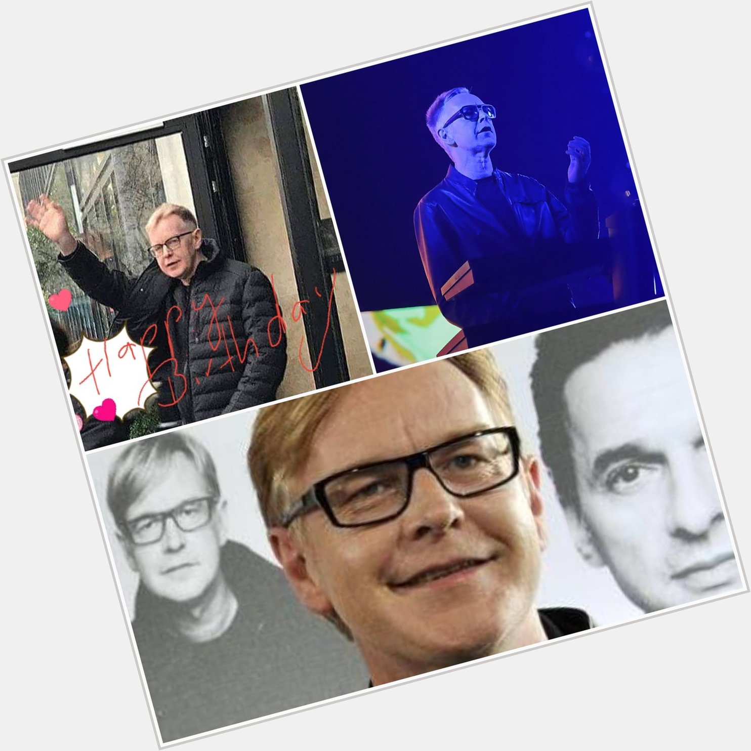 Happy Birthday Andy Fletcher Have a wonderful day with your family and your kids 