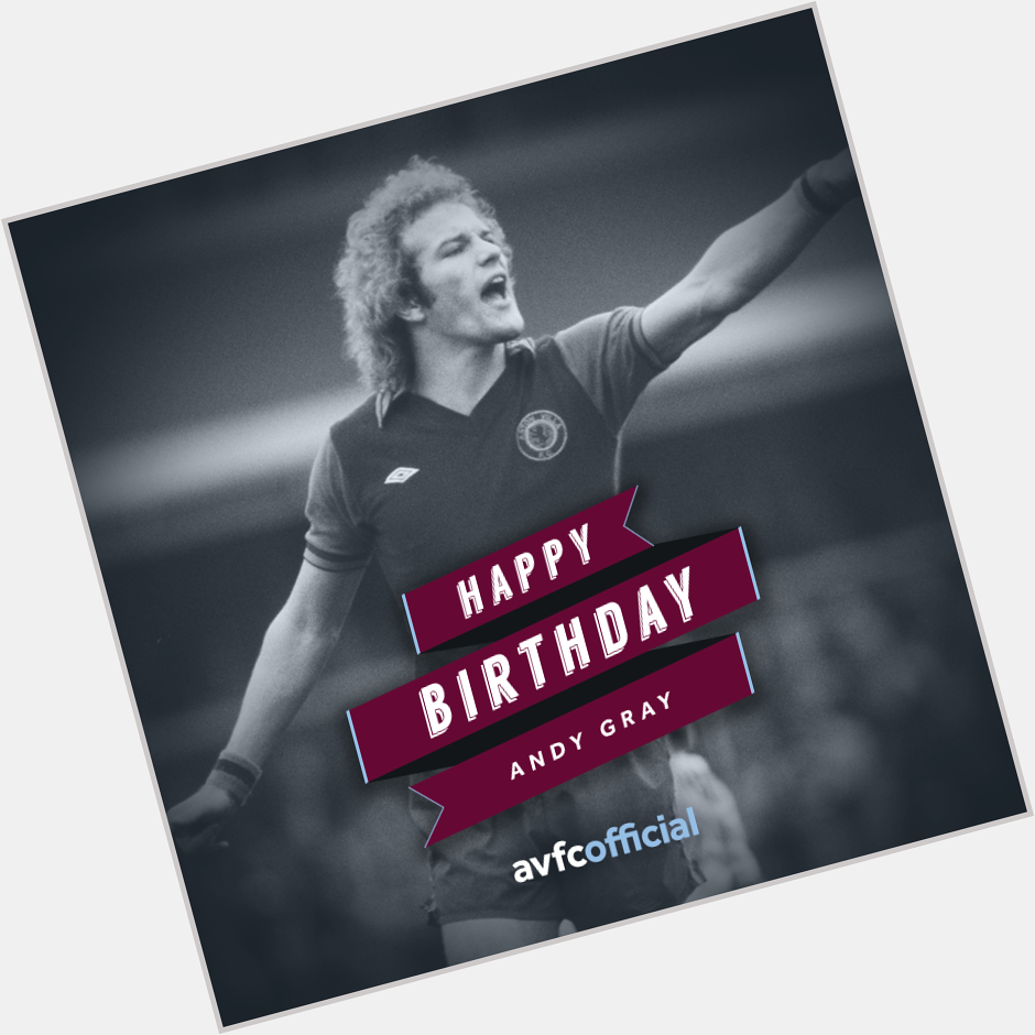 Best wishes: A very happy 60th birthday to Andy Gray. Have a great day! 