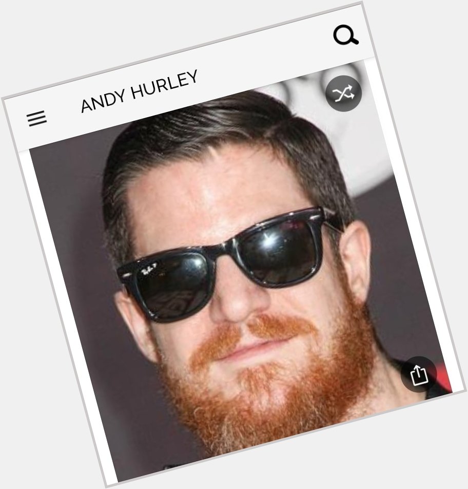 Happy birthday to this great drummer.  Happy birthday to Andy Hurley 