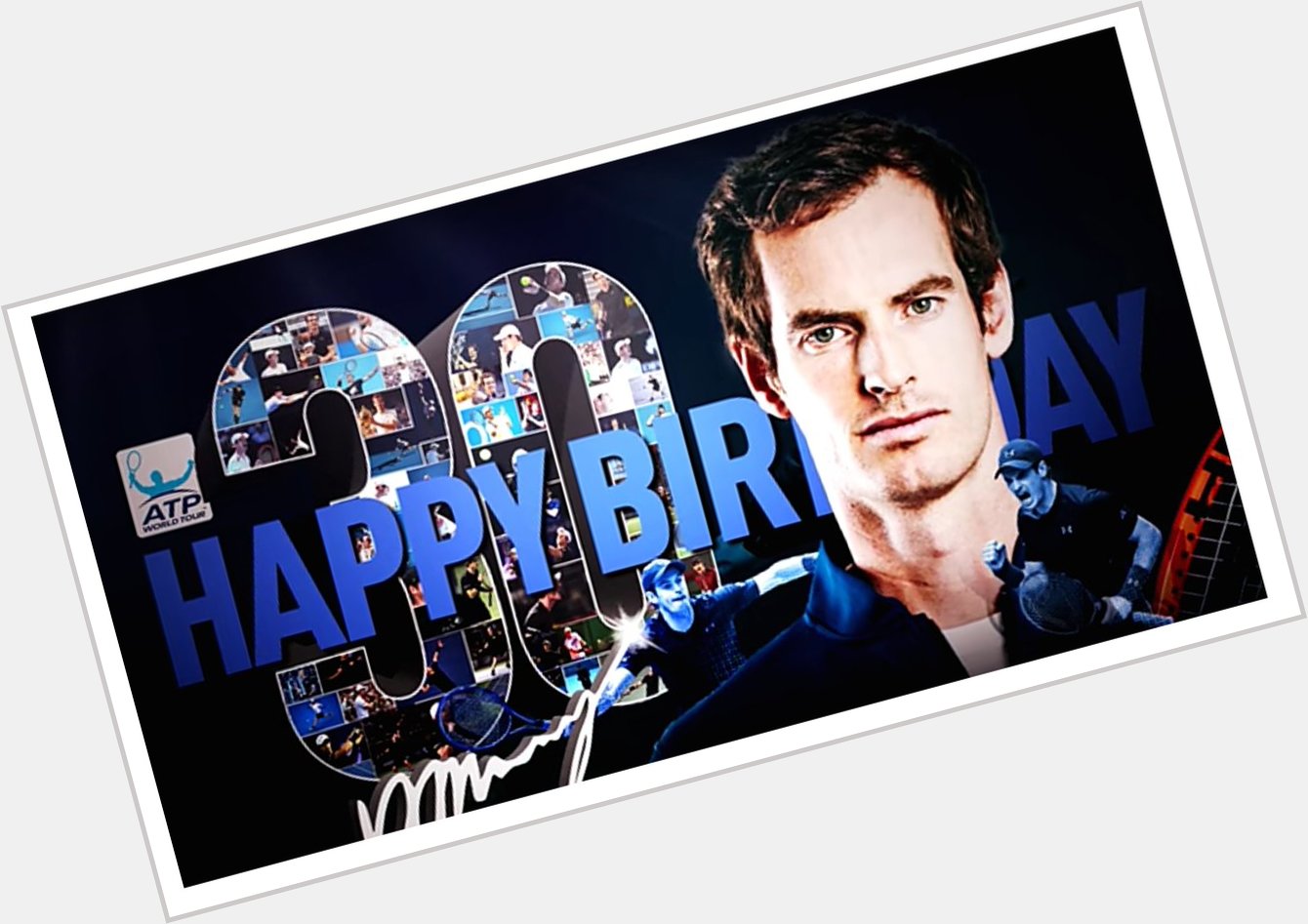 The ATP Tour players wish Andy Murray a happy 30th birthday. Grigor Dimitrov is a standout.  