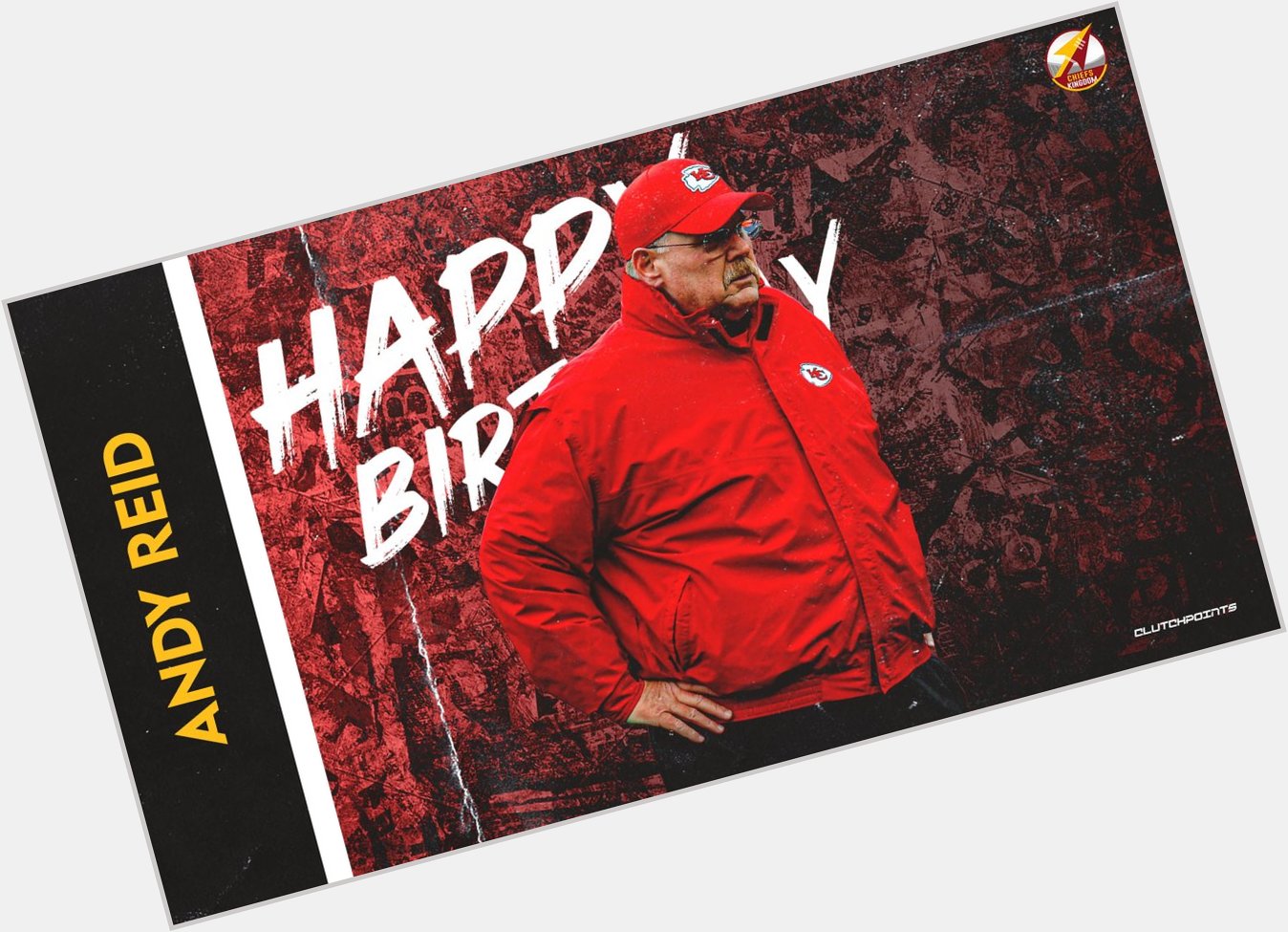 The whole Chiefs Nation would like to greet HC Andy Reid a happy 63rd birthday!  