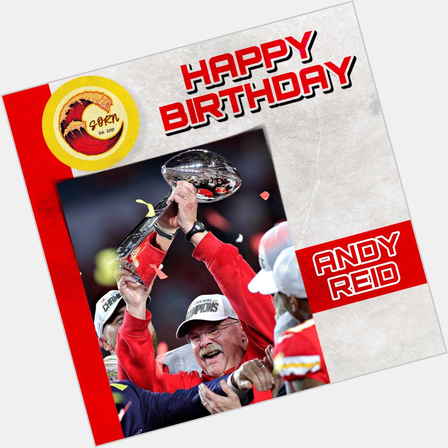 A very Happy Birthday to the big man himself, Andy Reid!  | 