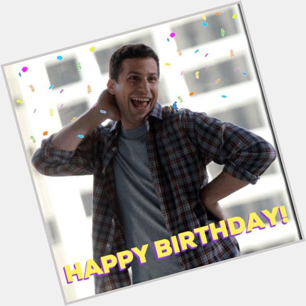 Happy birthday Andy Samberg! Hit up with a noice GIF in the replies! 