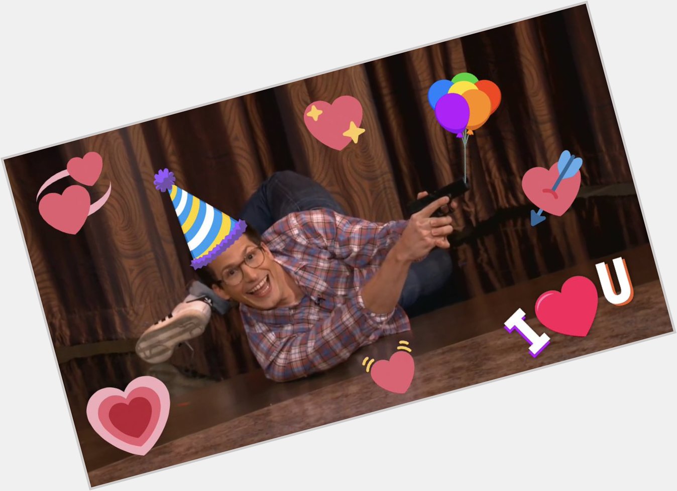 Happy birthday andy samberg i would die for you 