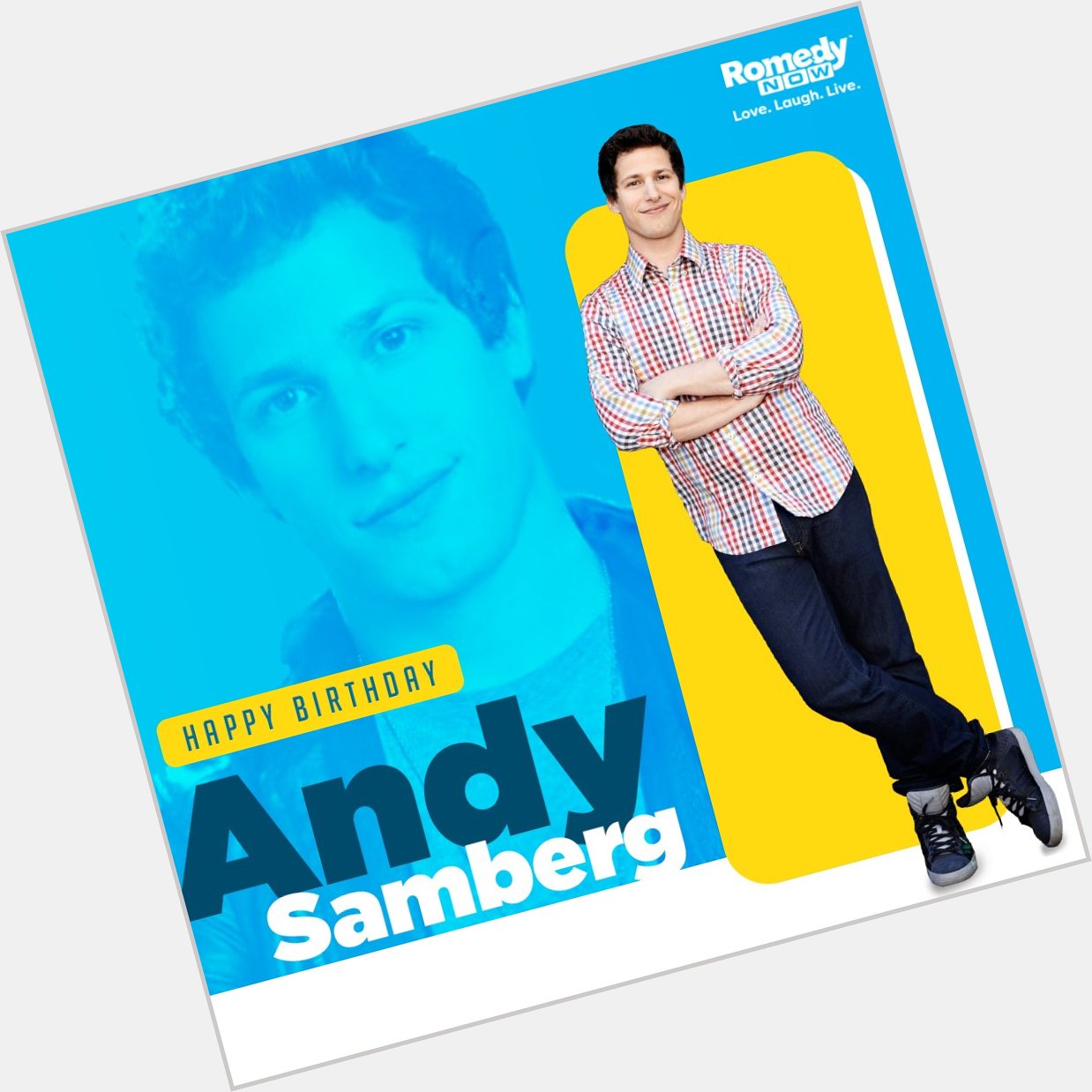Let\s just say \He\s the NOICEest of all\? Happy birthday, Andy Samberg.  