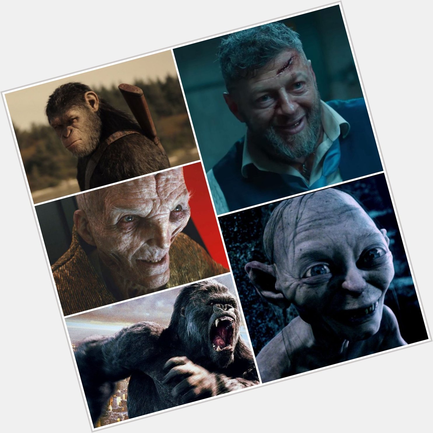 Happy Birthday to the awesome one Andy Serkis! 