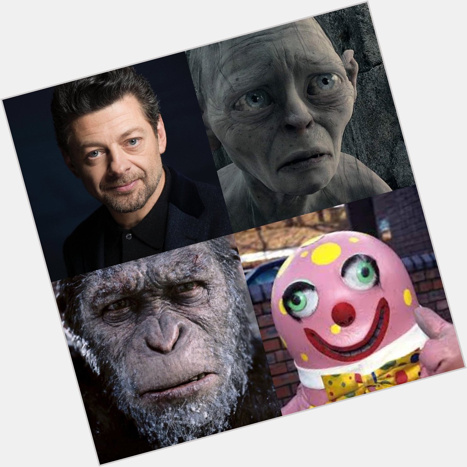 Happy Birthday to the master of disguise Andy Serkis 