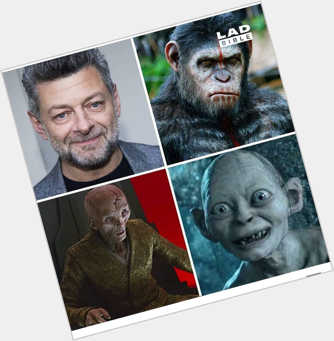 Happy 57th birthday to one of the best actors out there.

Andy Serkis.

\"My precious\"   