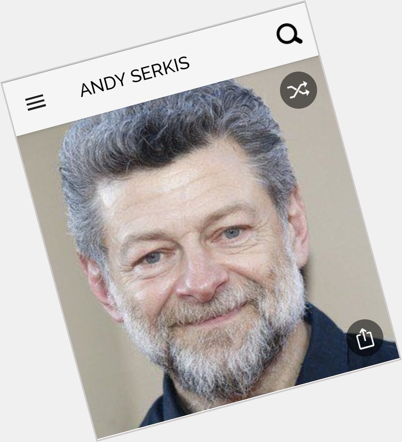 Happy Birthday to this great actor.  Happy Birthday to Andy Serkis 