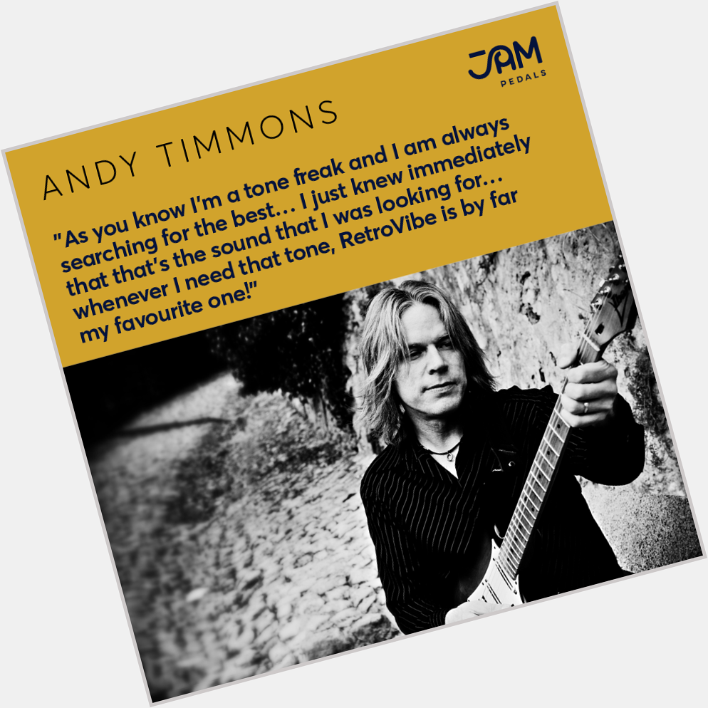 Happy Birthday Andy Timmons!
Have a wonderful day :)   