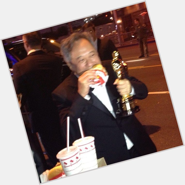 Happy birthday to The Man, Ang Lee. RIP Ang Lee s Academy Award-winning burger. Lest we forget. 