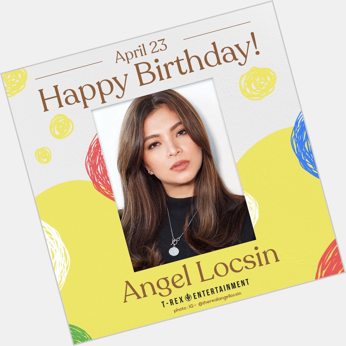 Happy 35th birthday, Angel Locsin Trivia: Her real name is Angelica Locsin Colmenares. 