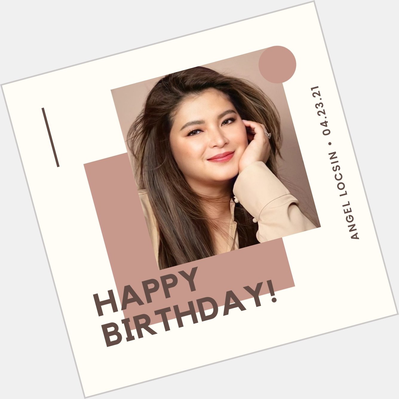 Happy Birthday, Ms. Angel Locsin Thank you for tirelessly working on your advocacies. Mahal ka namin 