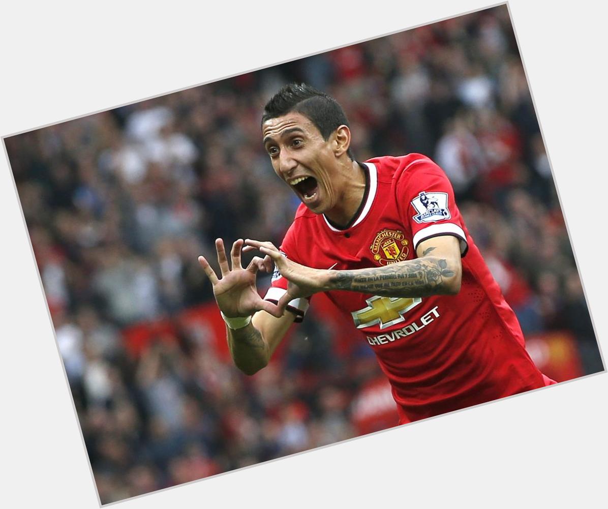 \" Happy Birthday to the best winger in the PL Angel Di Maria. 