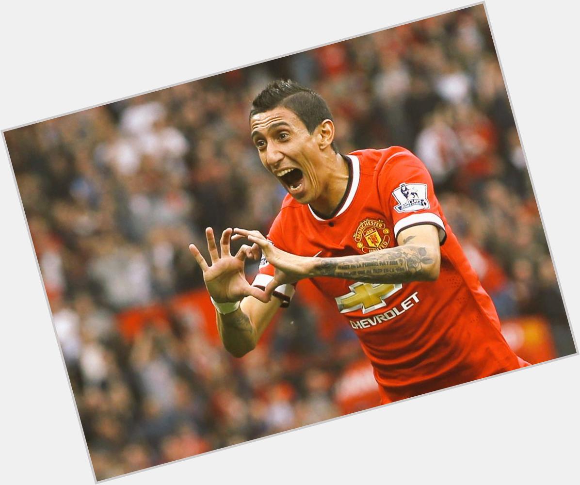 Happy Birthday to Angel Di Maria! Here\s to you becoming a legendary number seven.  
