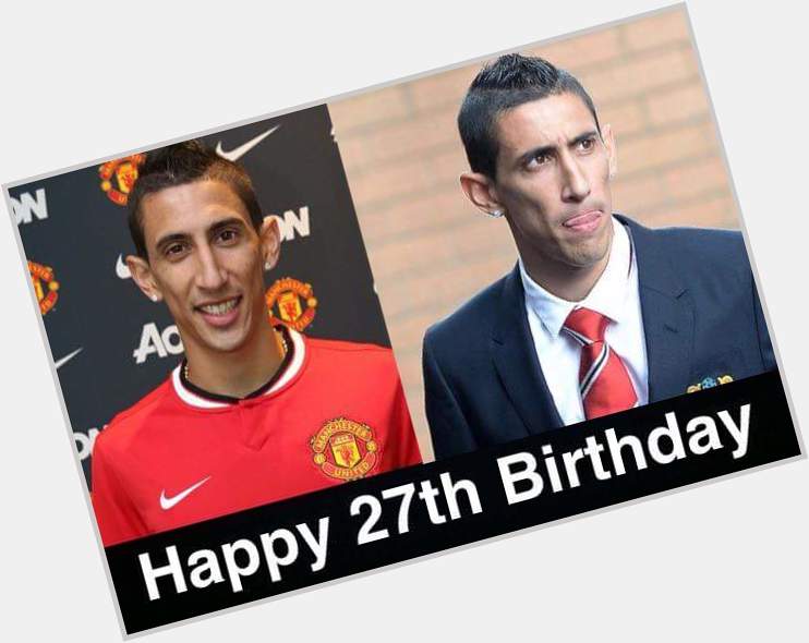 Happy 27th Birthday to our No.7 Angel Di Maria  