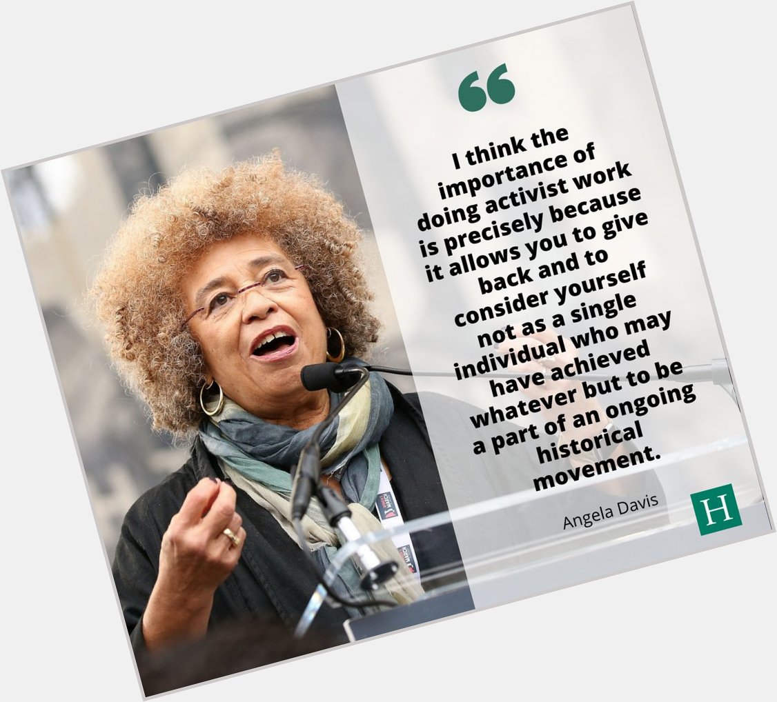 Happy 73rd birthday to renowned activist, scholar and revolutionary Angela Davis!      