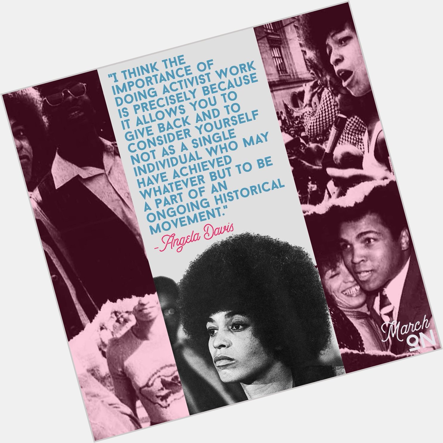 Happy birthday Angela Davis! Your activism continues to blaze trails and inspires all the work that we do! 