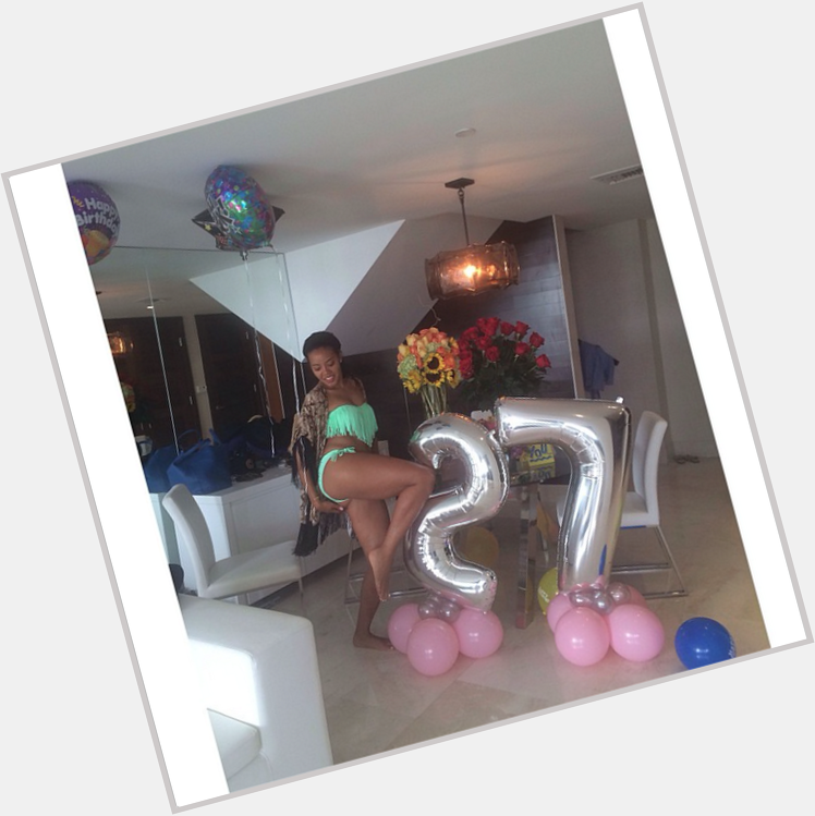 Happy B-Day! Angela Simmons turns up in Miami for her 27th birthday  