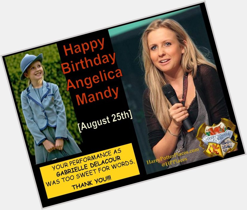 Happy Birthday to Angelica Mandy 