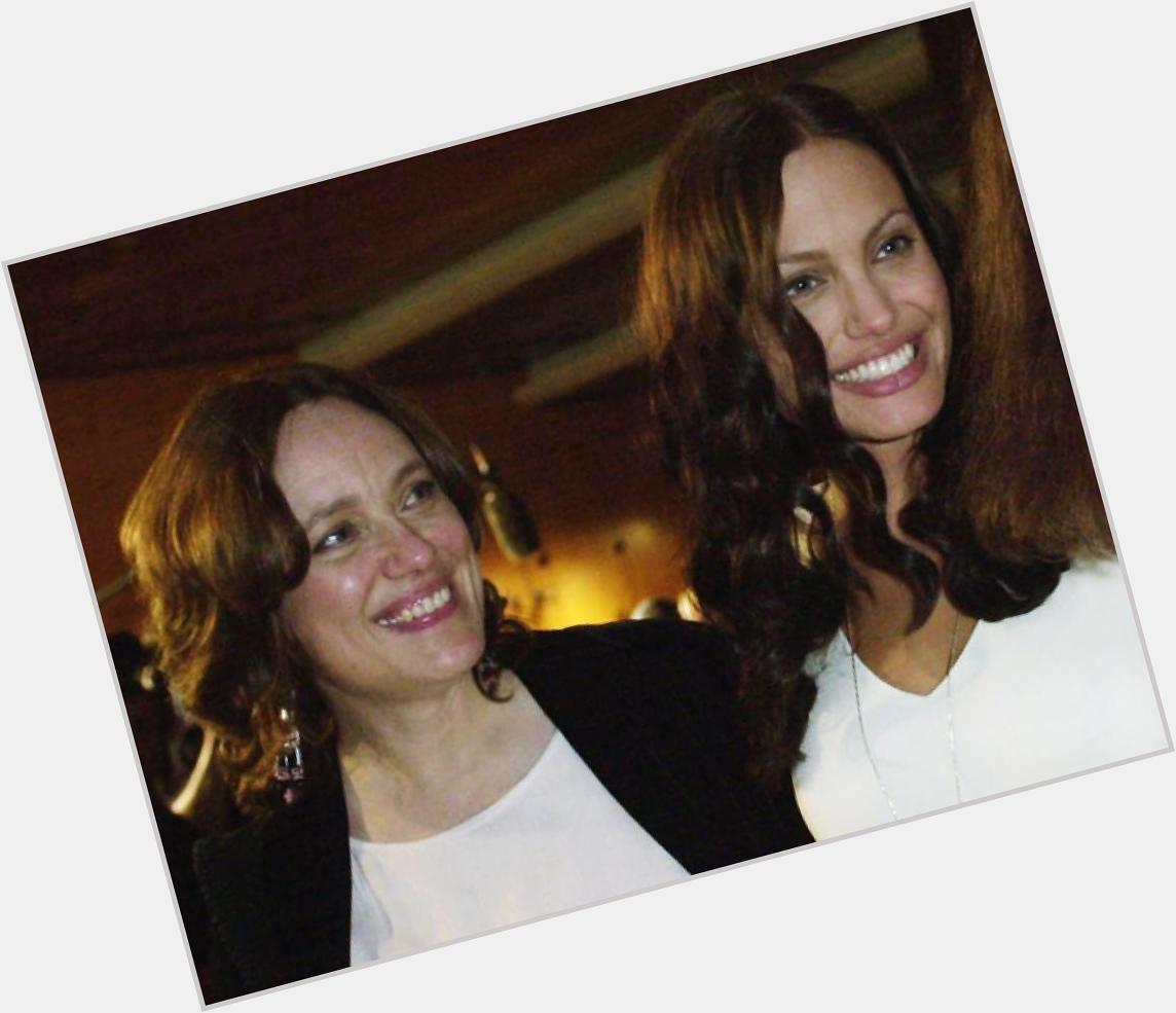 Angelina Jolie with her mother  happy birthday Marcheline Bertrand 